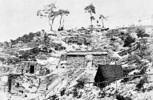 US 25th Division bunkers on the le side of a hill