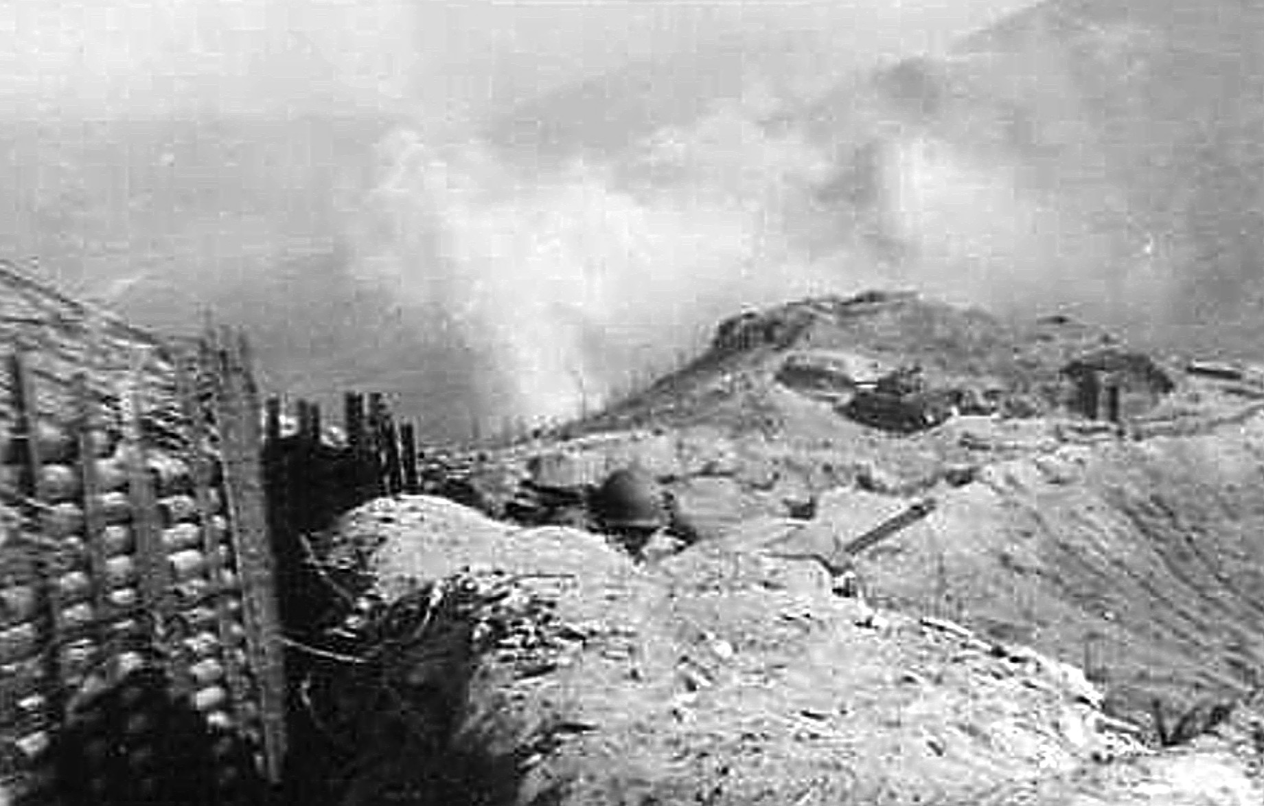Old Baldy trenches Jan. 1953